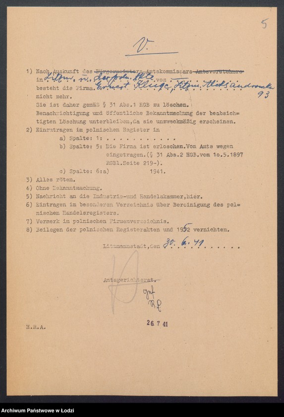 Obraz 7 z jednostki "Ernest Kluge - sklep kolonialno-spożywczy"