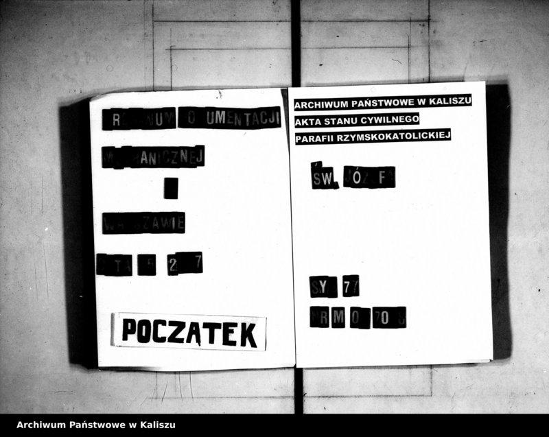 Obraz 1 z jednostki "Księga urodzeń, małżeństw, zgonów (duplikat)"