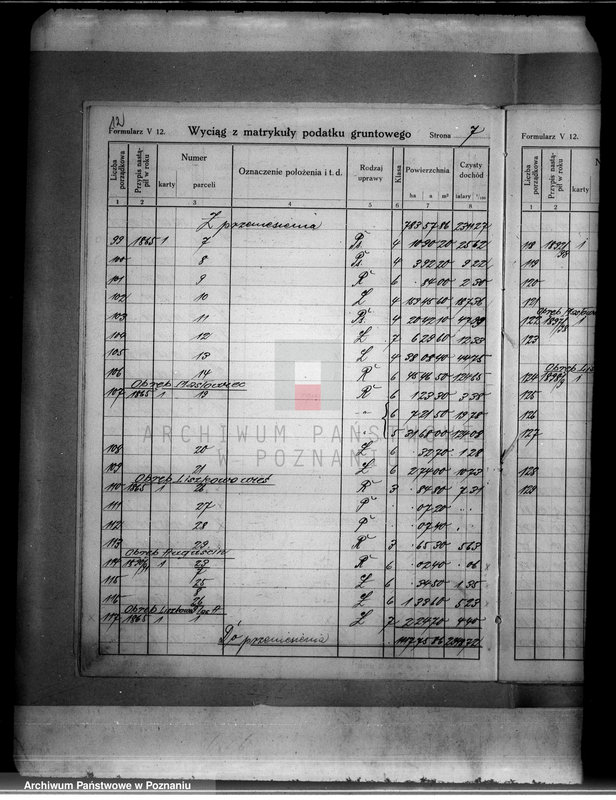 Obraz 16 z jednostki "Wyciąg z matrykuły podatku gruntowego gromady Liszkowo"