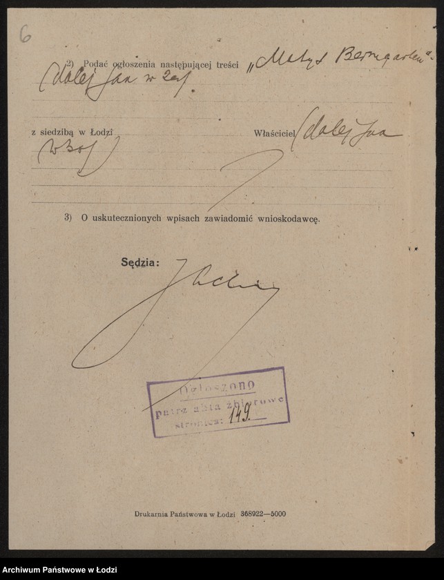 Obraz 8 z jednostki "Matys Bajmgarten – pośrednictwo handlowe"