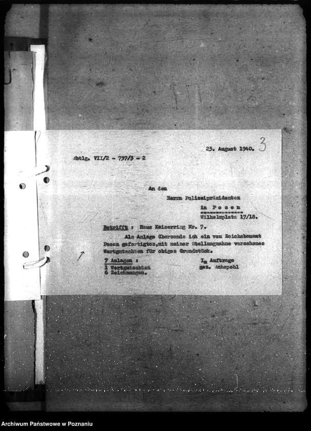 Obraz 7 z jednostki "Dienstwohnung des Polizeipräsidenten (Poznań)"