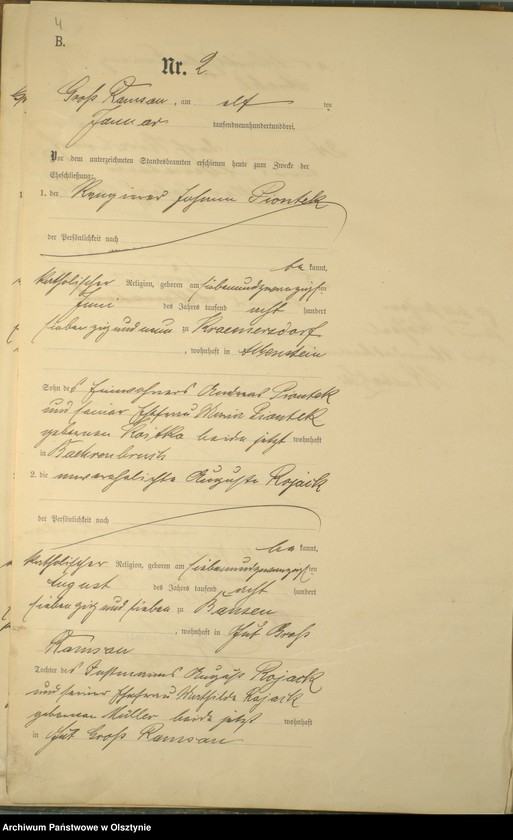 image.from.unit.number "Heiraths-Haupt-Register Nr 1 - 20"