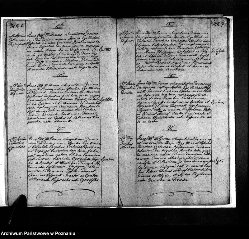 image.from.unit.number "Extractum ex libro baptisatorum"