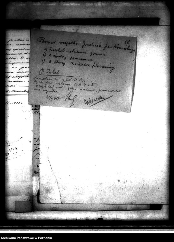 image.from.unit.number "Postępowanie techniczne przy parcelacji majątku Gosławice powiatu konińskiego"