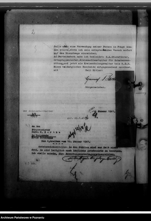 Obraz 7 z jednostki "Bewerbungen um Anstellung im Beamtendienst"