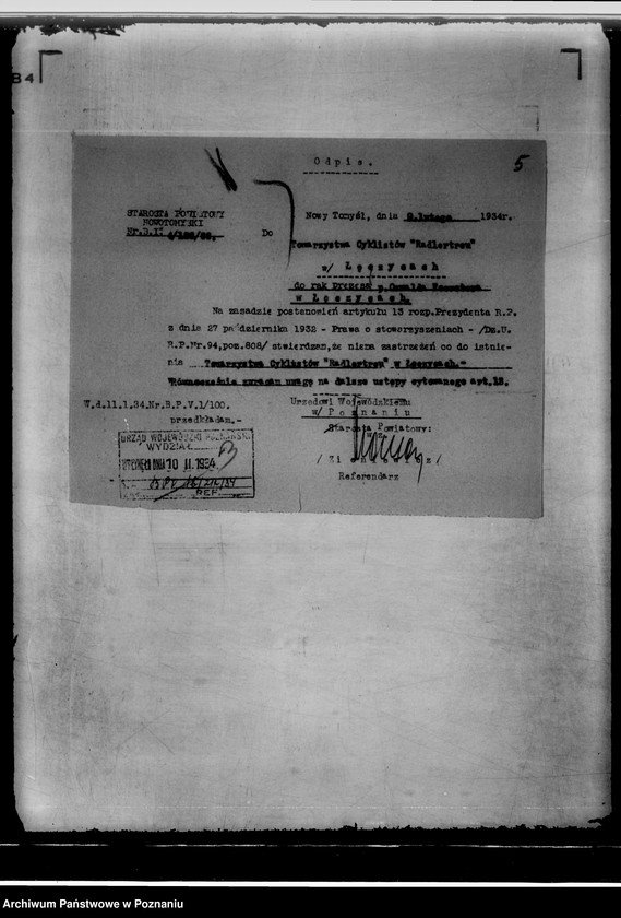 Obraz 9 z jednostki "/Towarzystwa Cyklistów, zgłoszenia działalności/"