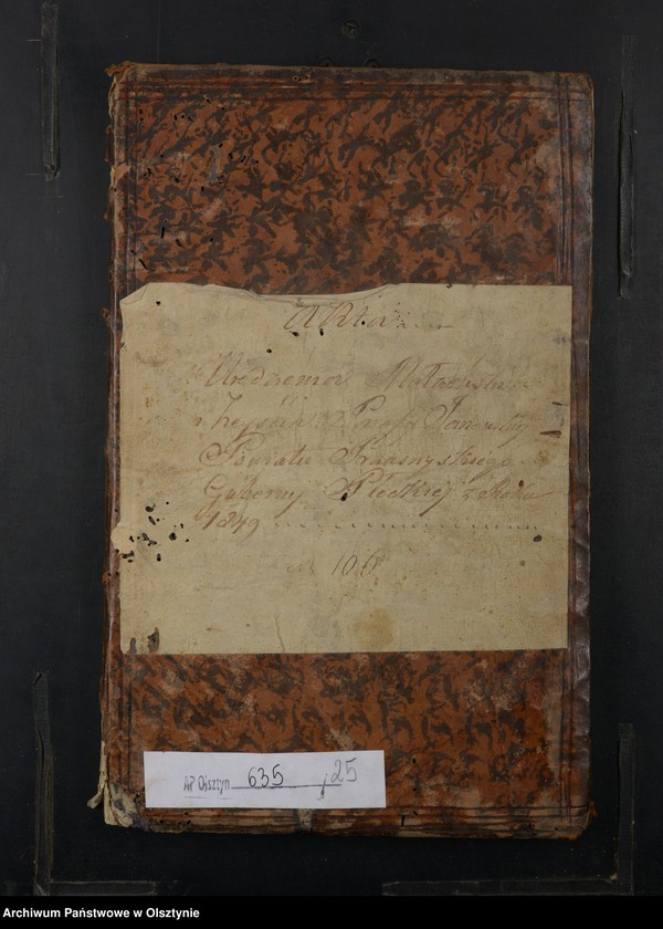 image.from.unit.number "Akta Urodzenia, Małżeństw, Zeyścia Parafij Janowskiej Powiatu Przasnyskiego Gubernij Płockiej z Roku 1849"
