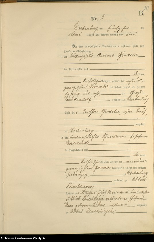 image.from.unit.number "Heiraths-Haupt-Register Nr 1 - 26"