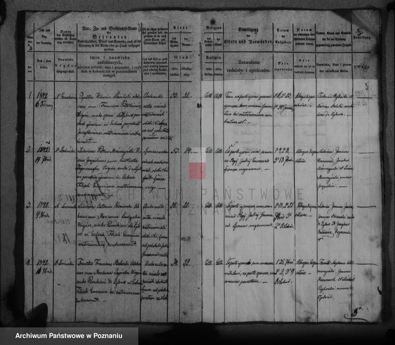 Obraz 4 z jednostki "Duplikat baptisatorum, copulatorum, mortuorum"