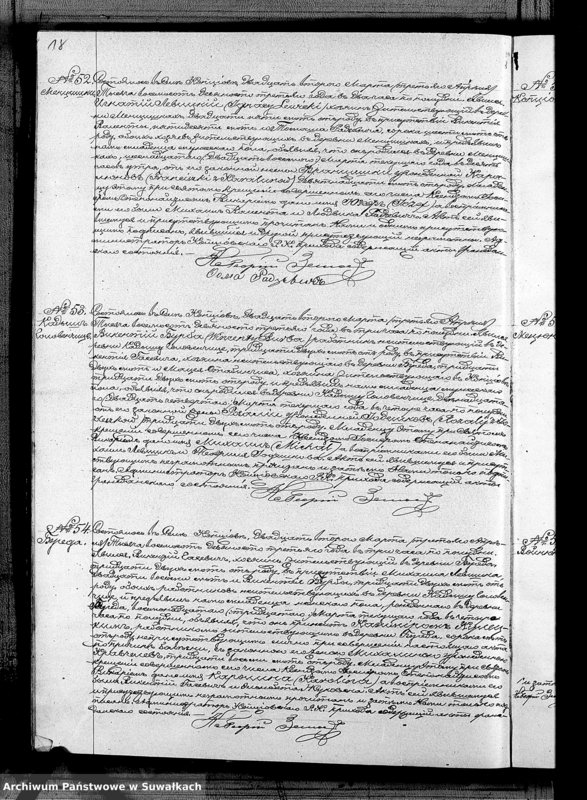 Obraz 20 z jednostki "Duplikat Rodivšichsja Brakosočetavšichsja i Umieršich Kopciovskago Rimsko-Katoličeskago Prichoda na 1893 god"