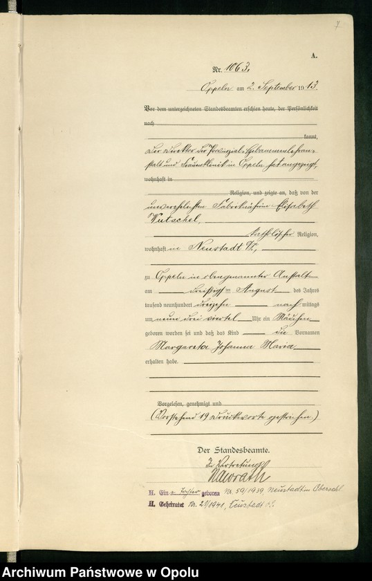 image.from.unit.number "Urząd Stanu Cywilnego Opole Księga Urodzeń Rok 1913 1058-1559"