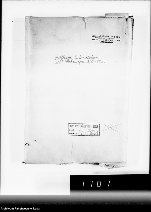 Obraz 4 z jednostki "Aufträge, Lieferscheinen und Rechnungen 3712-7810."