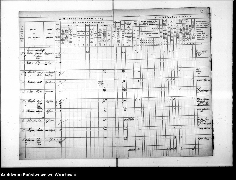 image.from.unit.number "Klassensteuerrolle nebst Eikommens - Nachweisung"