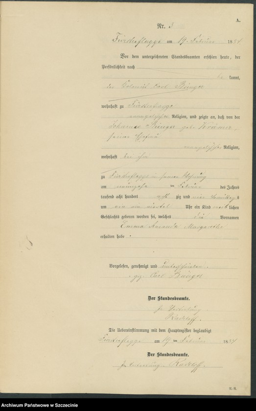 Obraz 6 z jednostki "Geburts-Register (Neben-Register)"