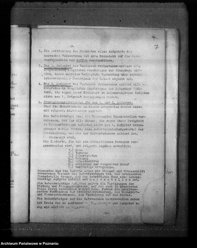 Obraz 11 z jednostki "Deutscher Volkssturm im Reichsgau Wartheland"