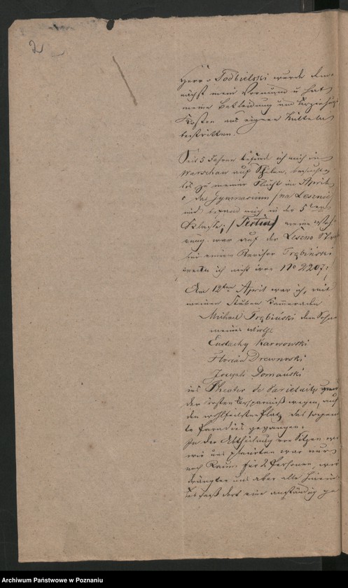 Obraz 5 z jednostki "A. betr. den Gymnasiasten Wladislaus von Biernacki"