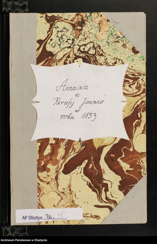 image.from.unit.number "Annexa z Parafij Janowiec w roku 1853"