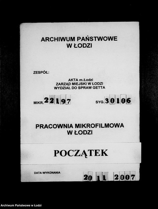 Obraz 1 z jednostki "Aufträge, [Lieferscheinen und Rechnungen] 16251-16310 [Dostawa żywności do Getta]"