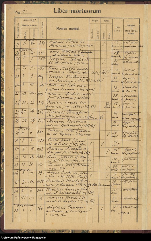 image.from.unit.number "Księga zgonów - Trzeboś, cz. II"