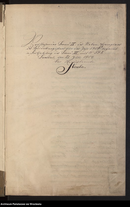 image.from.unit.number "Heiraths-Neben-Register Breslau I 1904 Band 4"