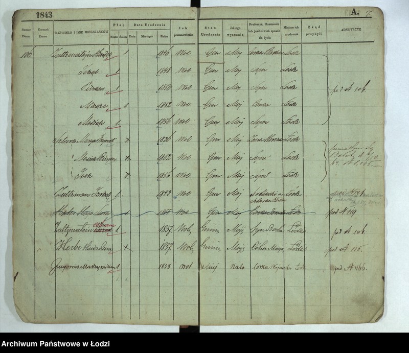 image.from.unit.number "[Księga ludności stałej Łódź nr 105-198]"