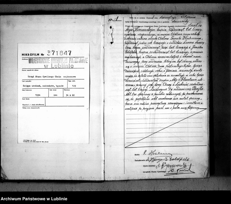 image.from.unit.number "Alegaty do ksiąg urodzeń, małżeństw i zgonów z lat 1845 - 1846"