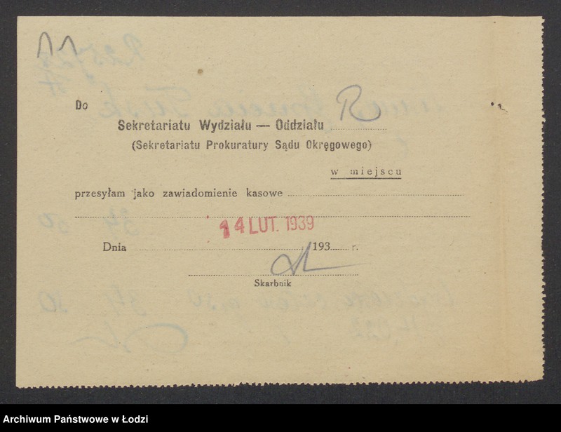 Obraz 13 z jednostki "Izrael Tusk, Szlama Tusk- fabryka wyrobów włókienniczych"