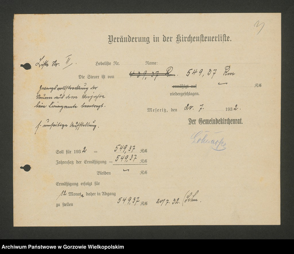 image.from.unit.number "Veränderungen in der Kirchensteuer- Hebeliste"