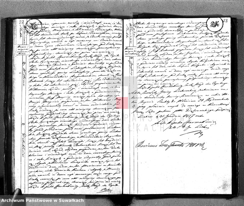 image.from.unit.number "Księga Aktów Zeyscia Urzędnika Stanu Cywilnego Gminy Liszkowskiey na Rok 1817 od 1 stycznia"