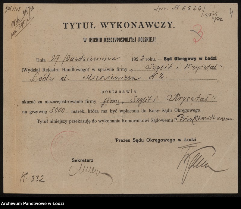 Obraz 6 z jednostki "Szylit i Kryształ- wyrób i sprzedaż manufaktury"