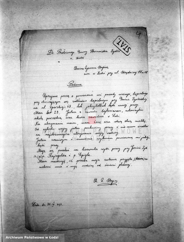 Obraz 7 z jednostki "[Podania o pracę]"