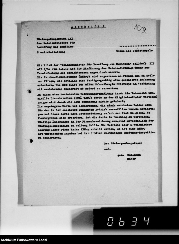 Obraz 15 z jednostki "Anordnungen und Umläufe an alle Abteilungsleiten Getto-Verwaltung"