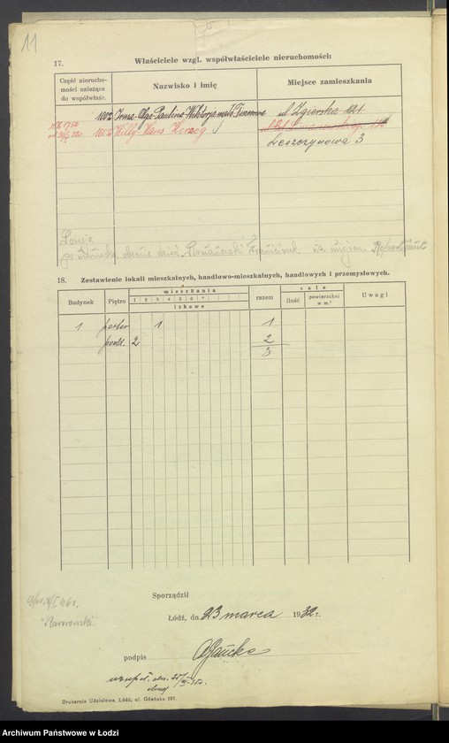 image.from.unit.number "Księga inwentarzowa nieruchomości m. Łodzi ul. Leszczynowa"