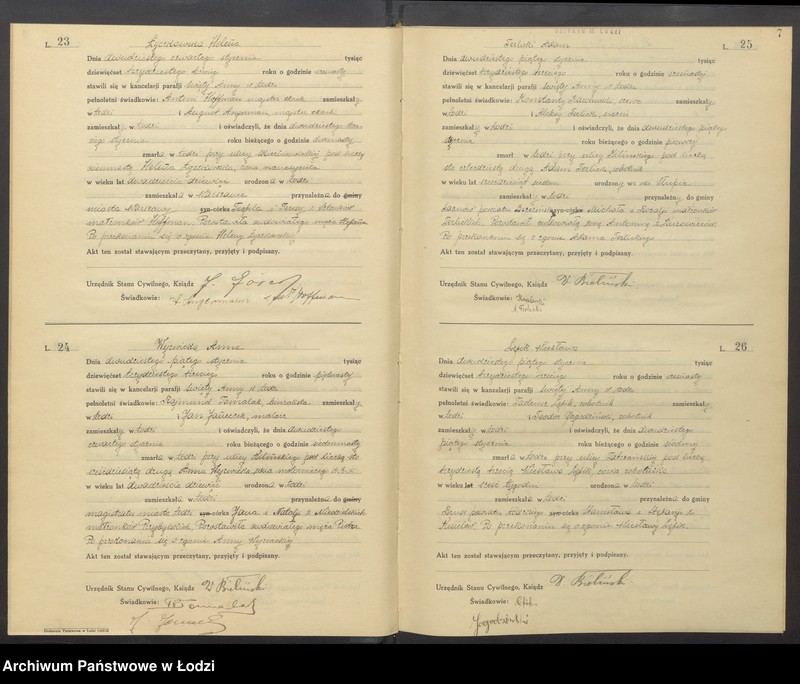 Obraz 9 z jednostki "Akta zgonów"