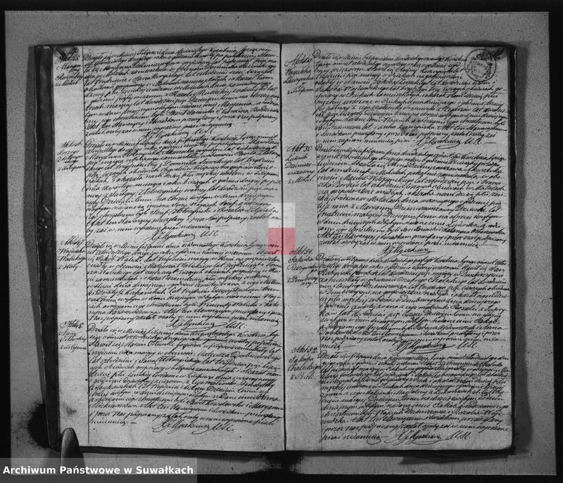 image.from.unit.number "Duplikat Akt Urodzonych, Zaślubionych i Umarłych Parafii Filipowskiey za rok 1842"