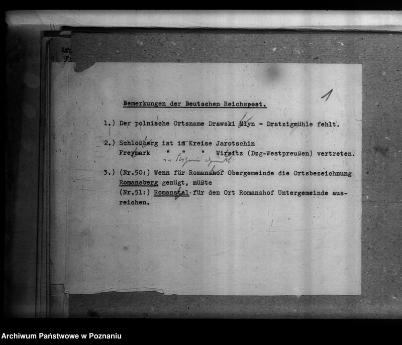 Obraz 5 z jednostki "Zmiany nazw miejscowości w powiecie czarnkowskim"