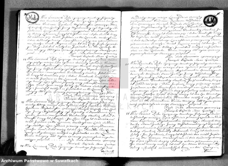 image.from.unit.number "Akta zejścia gminy wigierskiey od 1-go maja 1811 do dnia ostatniego kwietnia 1812 roku"