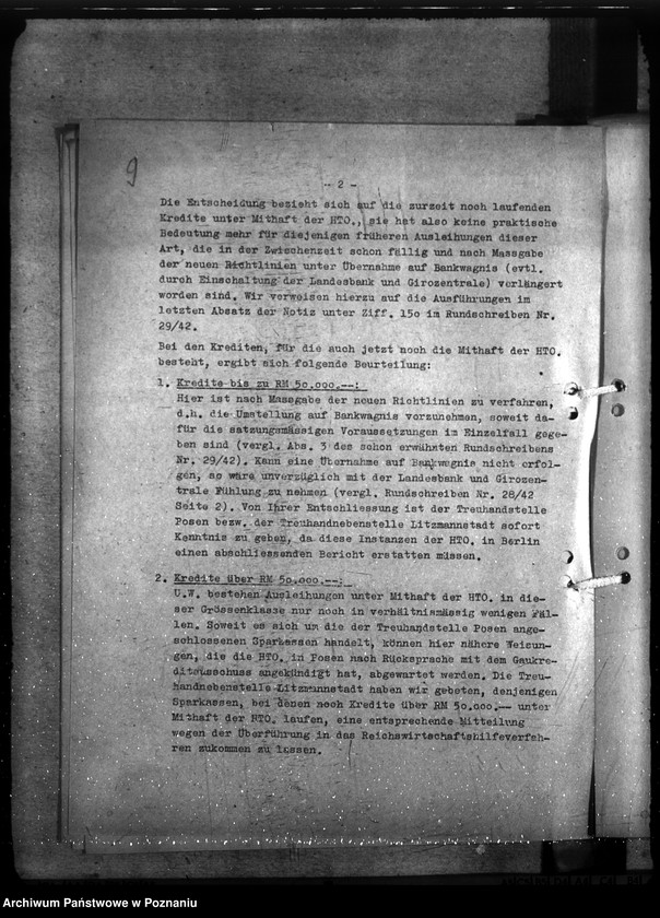 Obraz 13 z jednostki "Rundschreiben des Sparkassen- und Giroverbandes Wartheland"