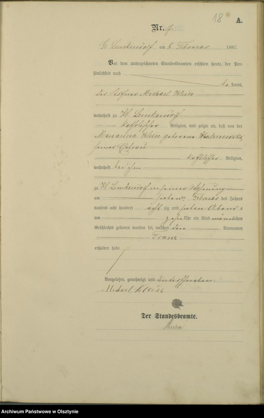 image.from.unit.number "Geburts-Haupt-Register Nr 1 - 134"