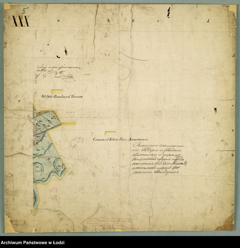 image.from.unit.number "Pierworys urządzenia dóbr Wiaderno w guberni warszawskiej powiecie piotrkowskim ekonomii Wolbórz położonych"