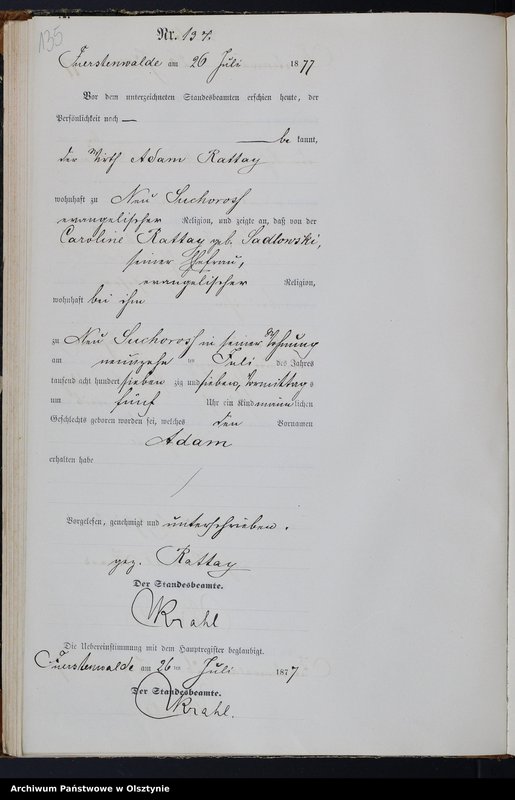 image.from.team "Urząd Stanu Cywilnego w Księżym Lasku pow. szczycieński"