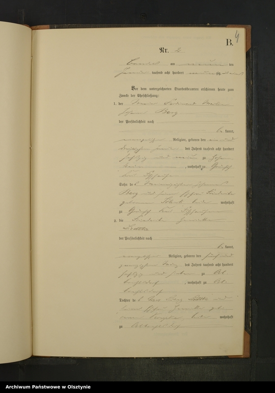 image.from.unit.number "Heiraths-Neben-Register Nr 1 - 16"