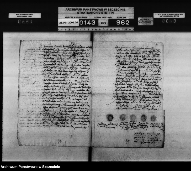 image.from.unit.number "Dorothea geb. V. Puttkamer, Witwe des Nikolaus v. Münchow zu Marsin / Martin v. Kleist zu Dargen: Einweisung in das Leibgeding und Lehngut Möllen."