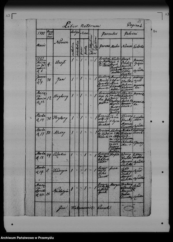 Obraz 15 z jednostki "[Kopie ksiąg metrykalnych parafii Wołosianka Wielka z filią Wołosianka Mała (dekanat Rozłucz)]"