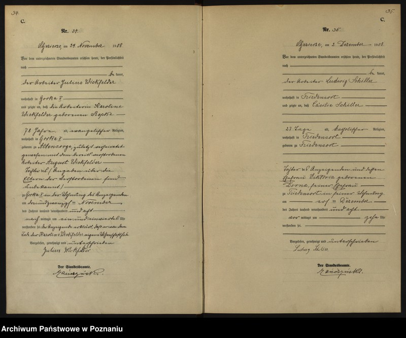Obraz 20 z jednostki "Sterbe-Haupt-Register"