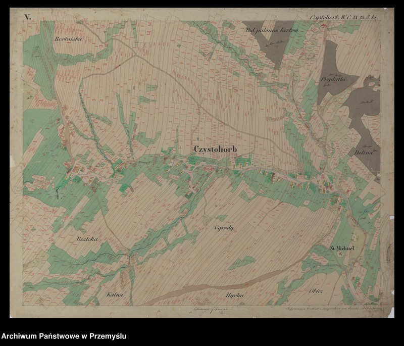 image.from.unit.number "Dorf Czystohorb in Galizien Sanoker Kreis"