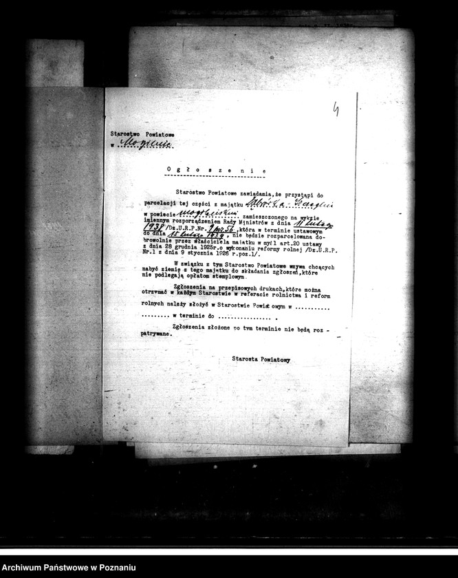 Obraz 8 z jednostki "Majątek Dąbrówka-Szczeglin powiatu mogileńskiego parcelacja"