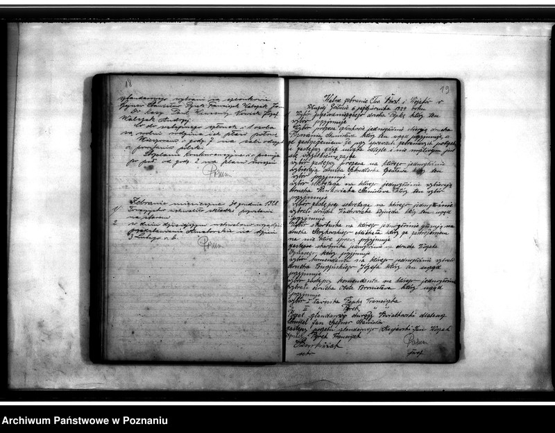 Obraz 13 z jednostki "Protokoły zebrań Towarzystwa Powstańców i Wojaków w Długiej Goślinie"