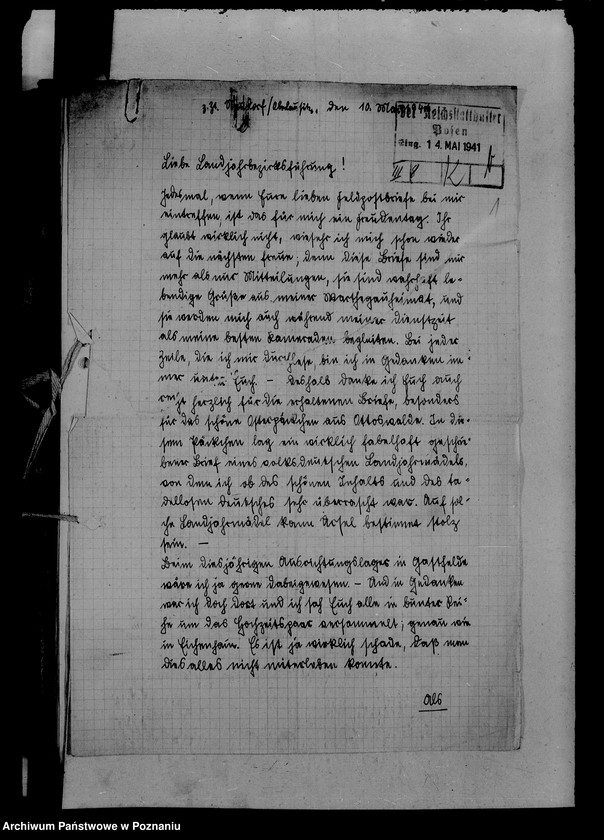 Obraz 5 z jednostki "Feldpost (korespondencja z żołnierzami)"