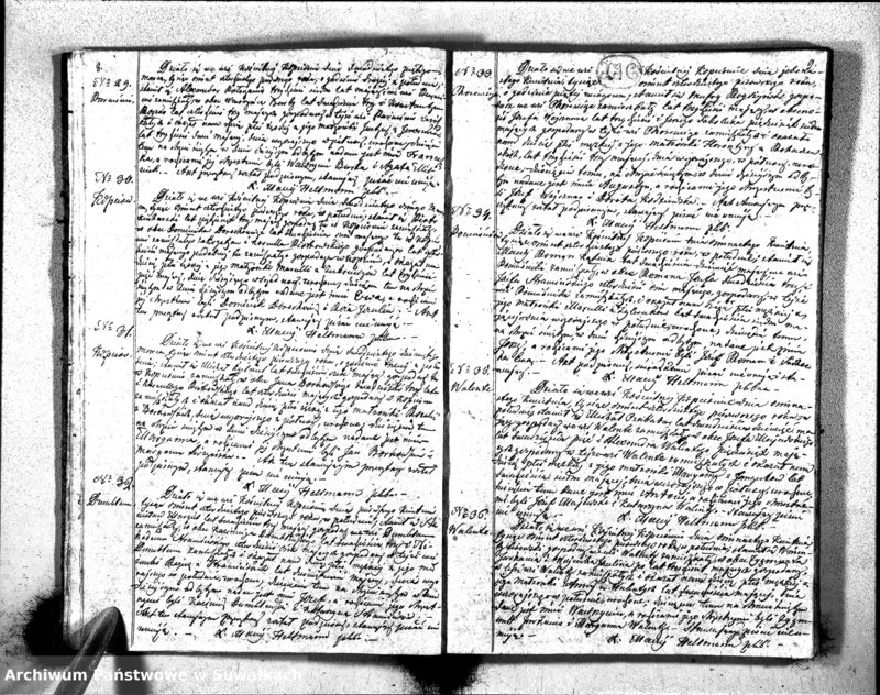 image.from.unit.number "Duplikat Aktów Urodzonych, Zaślubionych i Zeszłych Urzędnika Stanu Cywilnego Rzymsko-Katolickiego Kościoła Obrzędu Łacińskiego Kopciowskiey Parafii z Roku 1841"